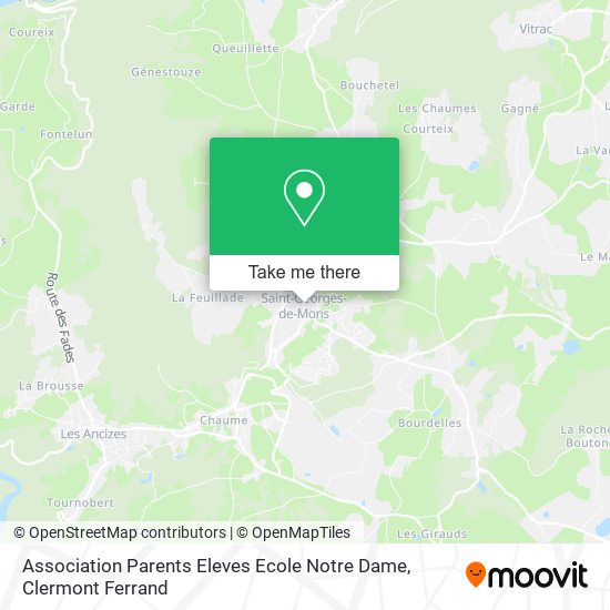Association Parents Eleves Ecole Notre Dame map