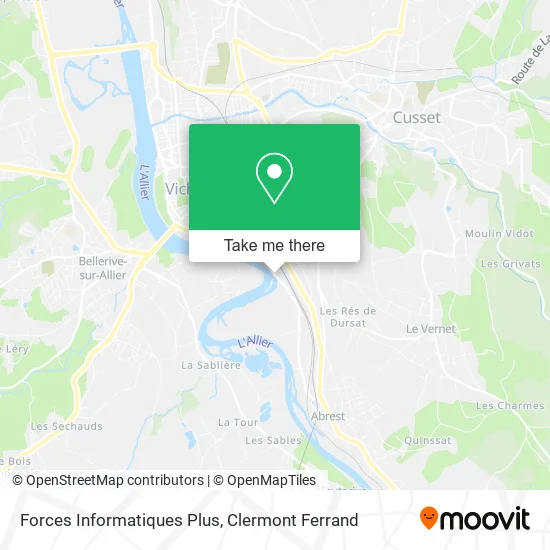 Forces Informatiques Plus map