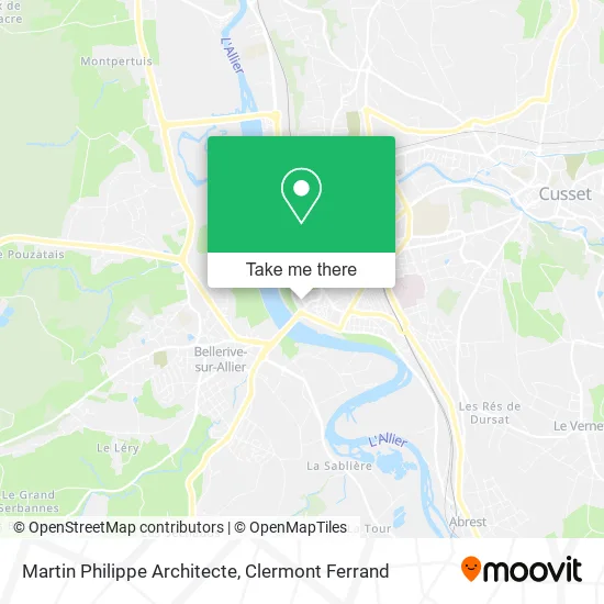 Martin Philippe Architecte map