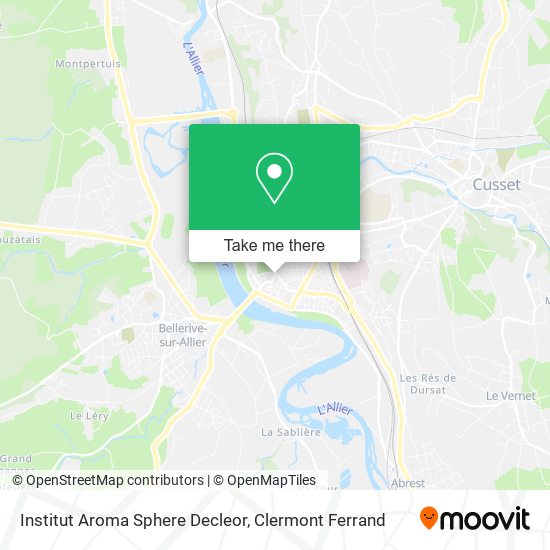Institut Aroma Sphere Decleor map