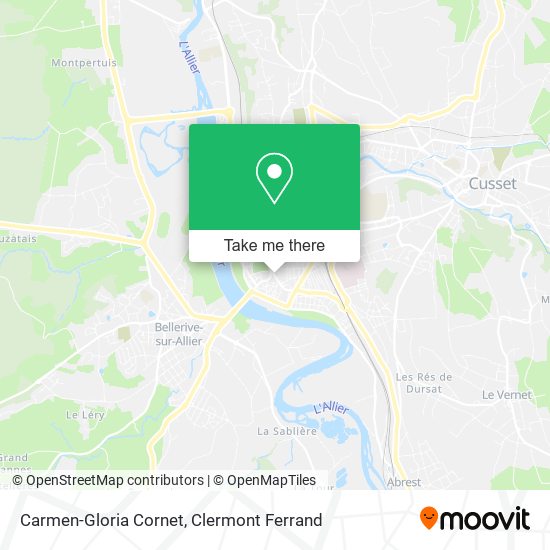 Carmen-Gloria Cornet map