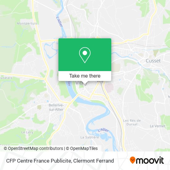 CFP Centre France Publicite map