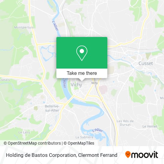 Holding de Bastos Corporation map