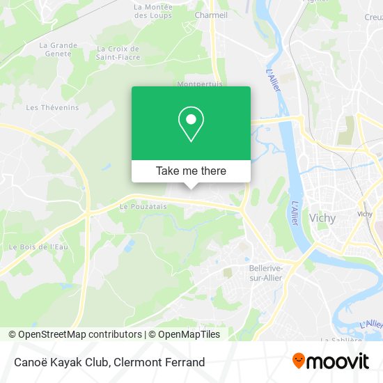 Canoë Kayak Club map