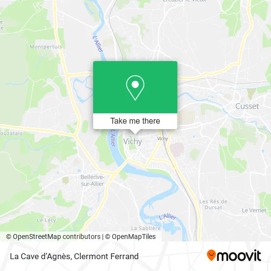 La Cave d'Agnès map