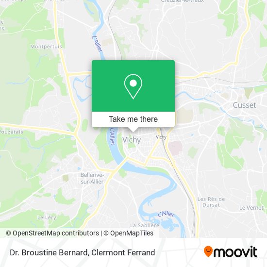Dr. Broustine Bernard map
