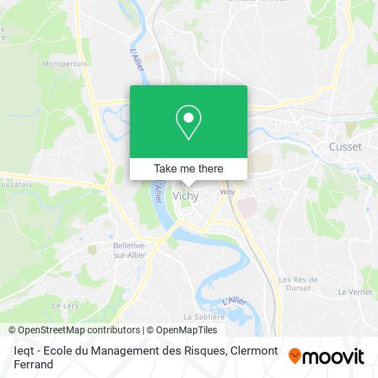 Ieqt - Ecole du Management des Risques map