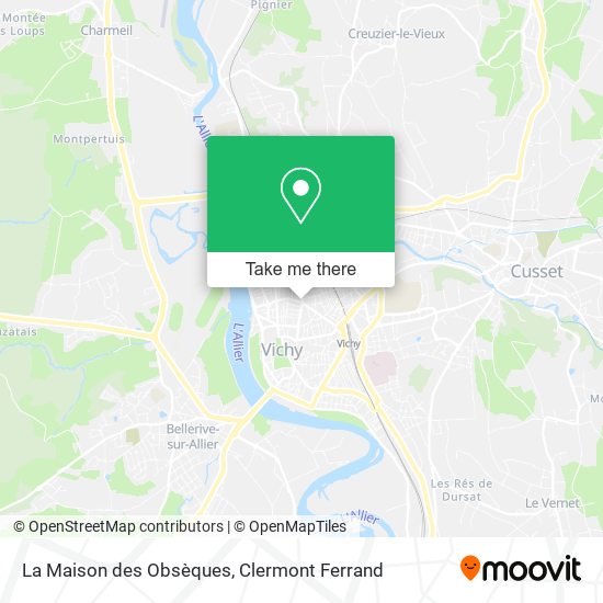 La Maison des Obsèques map
