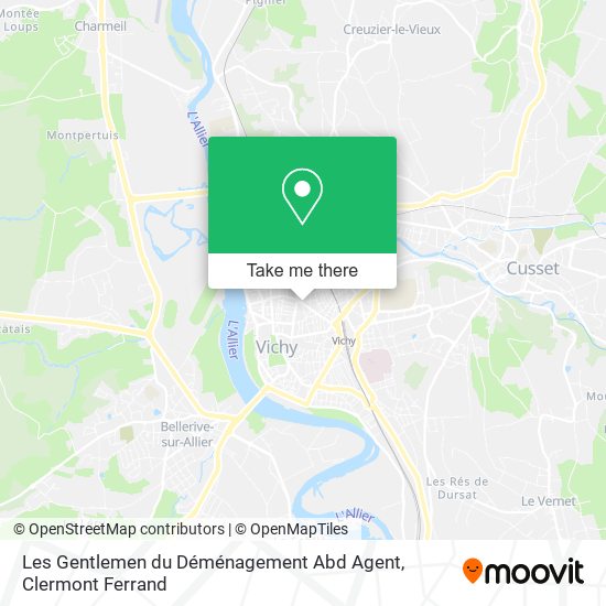 Les Gentlemen du Déménagement Abd Agent map