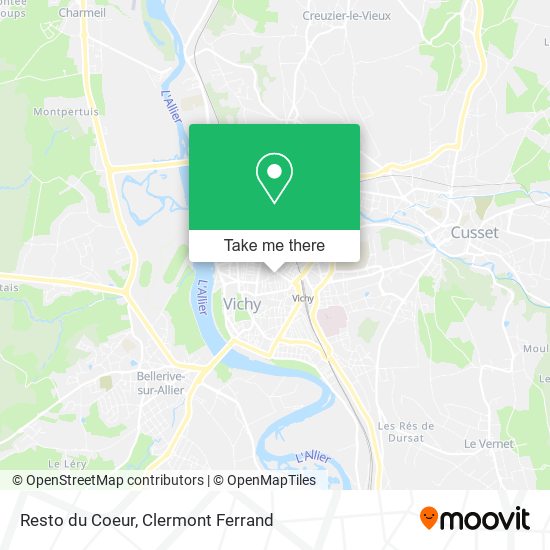 Resto du Coeur map