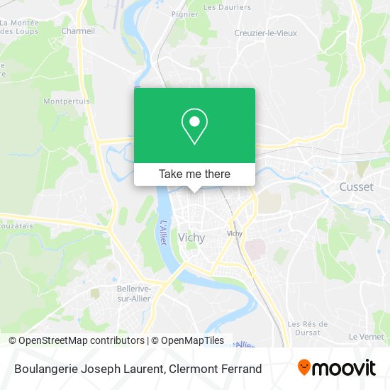 Boulangerie Joseph Laurent map