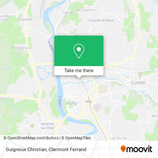 Guignoux Christian map