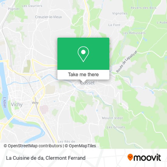 La Cuisine de da map