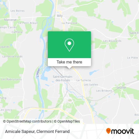 Amicale Sapeur map