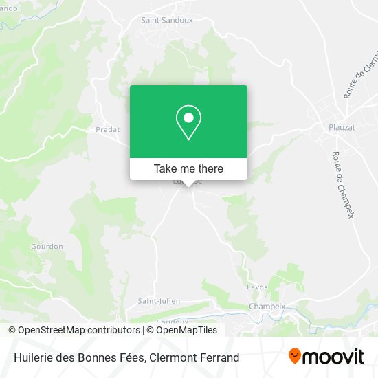 Huilerie des Bonnes Fées map