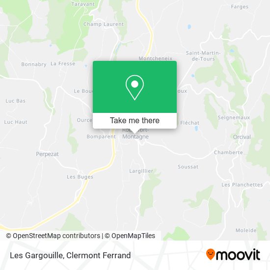 Les Gargouille map