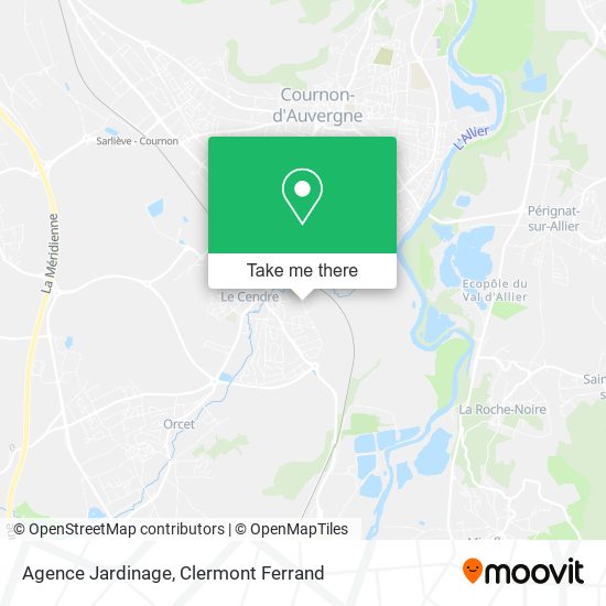 Agence Jardinage map