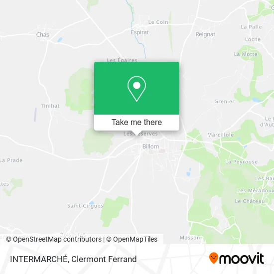 INTERMARCHÉ map