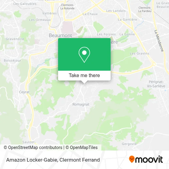 Amazon Locker-Gabie map