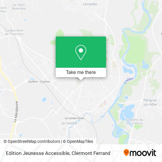 Edition Jeunesse Accessible map