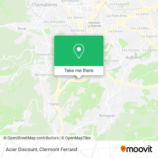 Acier Discount map