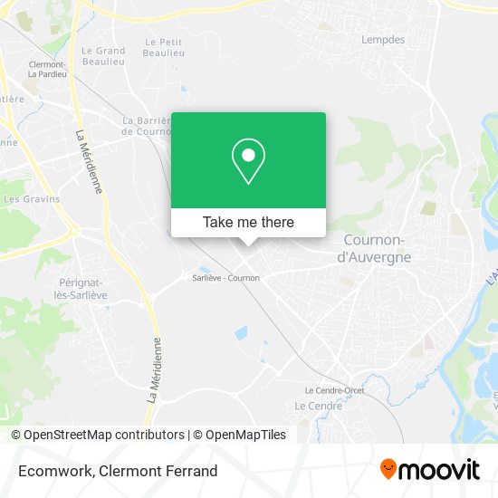 Ecomwork map