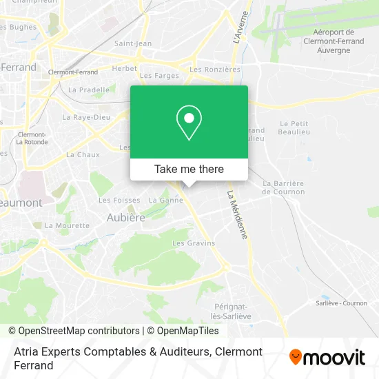 Atria Experts Comptables & Auditeurs map