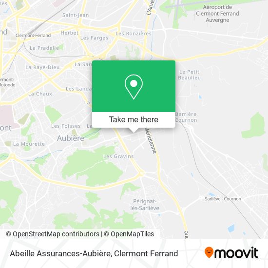 Abeille Assurances-Aubière map