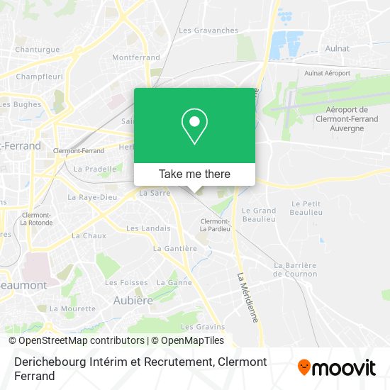 Derichebourg Intérim et Recrutement map