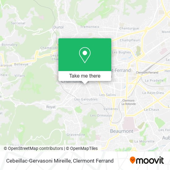 Cebeillac-Gervasoni Mireille map