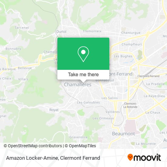 Amazon Locker-Amine map