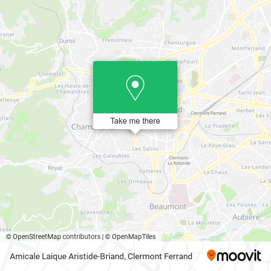 Amicale Laique Aristide-Briand map