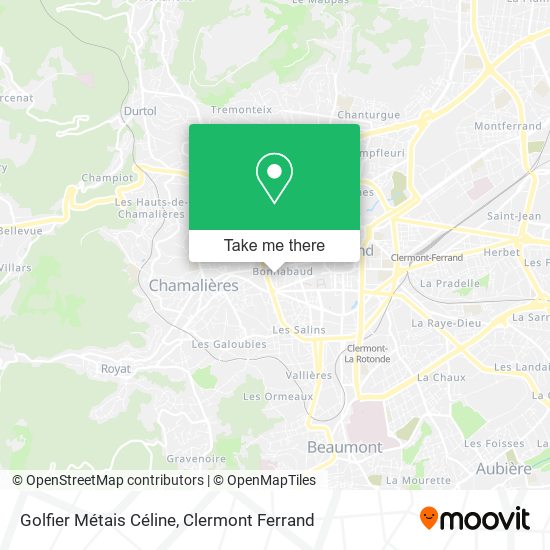 Golfier Métais Céline map