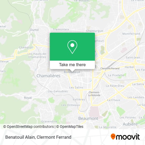 Benatouil Alain map