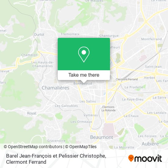 Barel Jean-François et Pelissier Christophe map
