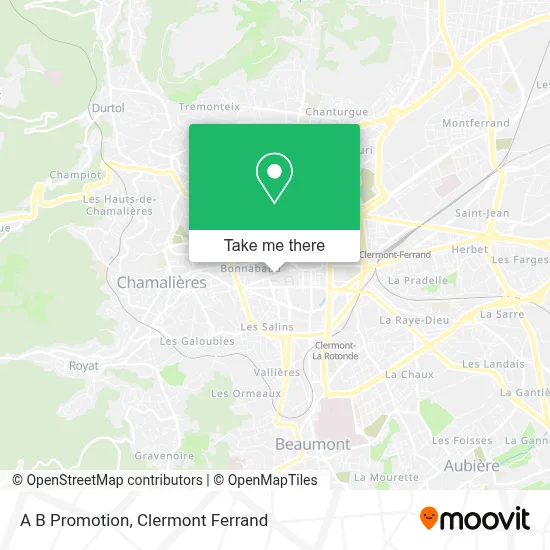 A B Promotion map