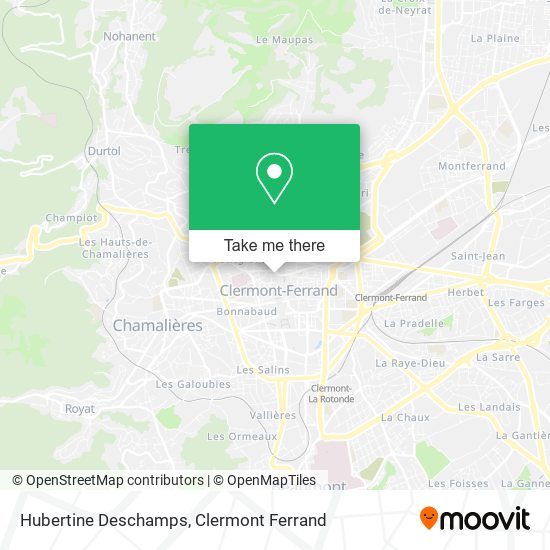 Hubertine Deschamps map