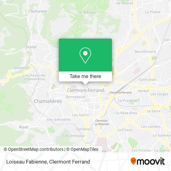 Loiseau Fabienne map
