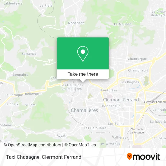 Taxi Chasagne map