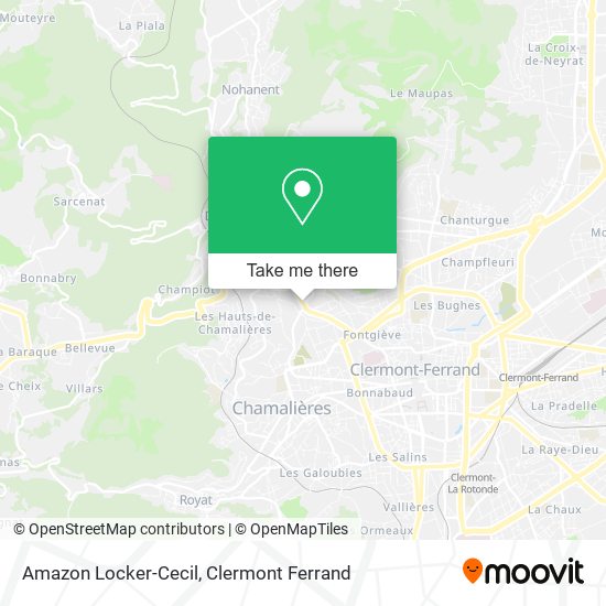 Amazon Locker-Cecil map