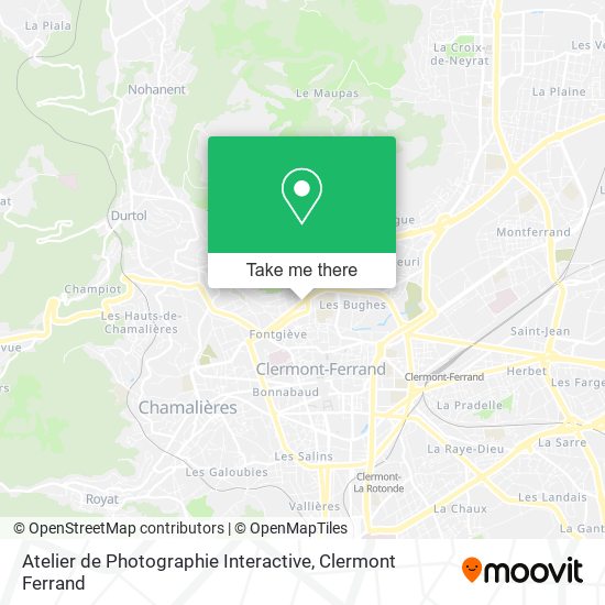 Atelier de Photographie Interactive map