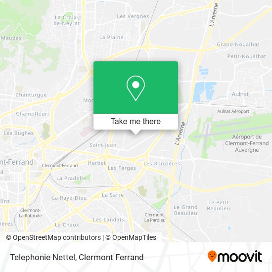 Telephonie Nettel map