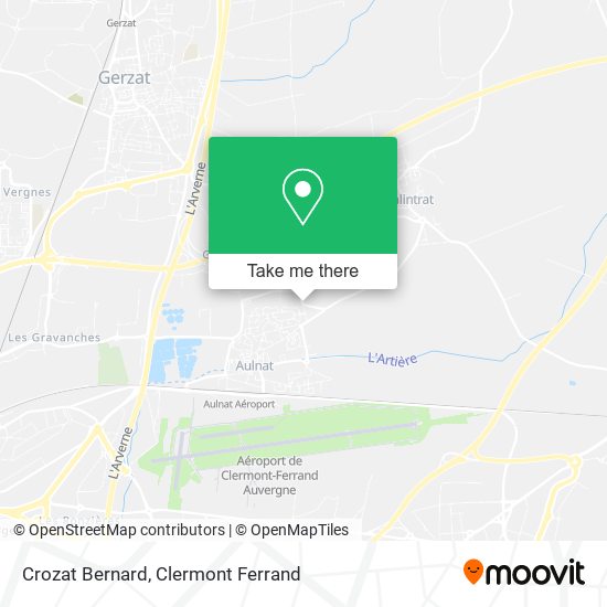 Crozat Bernard map