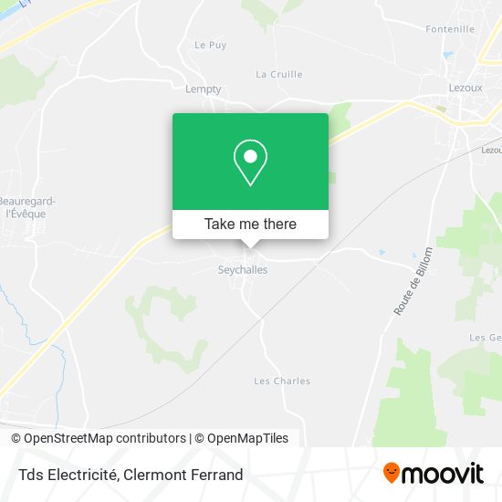 Tds Electricité map