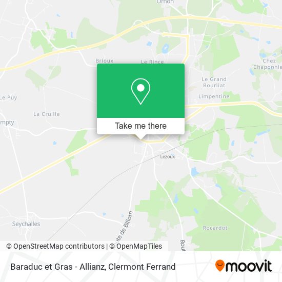 Baraduc et Gras - Allianz map