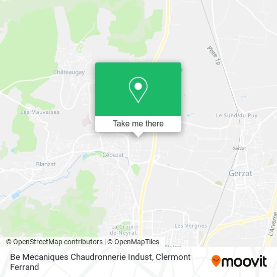 Be Mecaniques Chaudronnerie Indust map