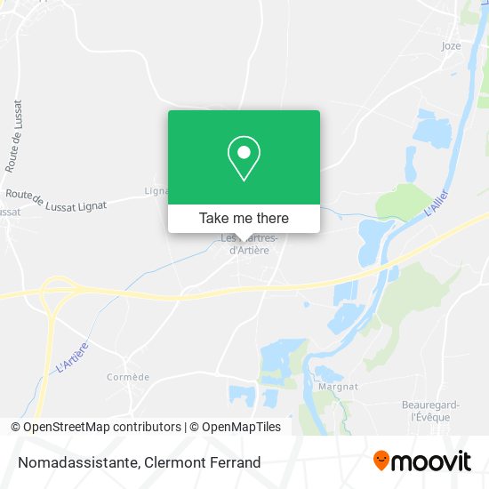 Nomadassistante map
