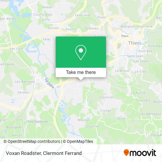 Voxan Roadster map