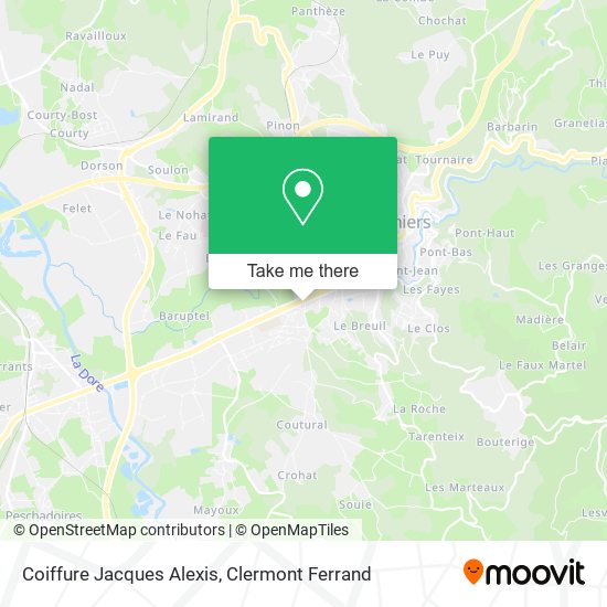 Coiffure Jacques Alexis map