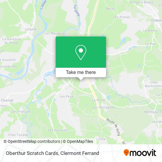 Oberthur Scratch Cards map